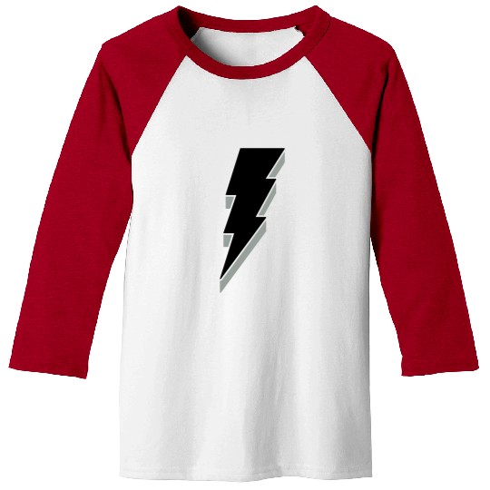 Lightning Bolt - 3D Baseball Tees