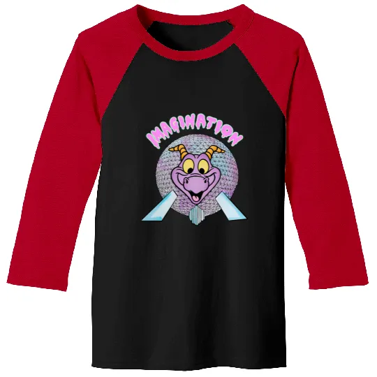 IMAGINATION - Figment Baseball Tees, Disney Figment Baseball Tees