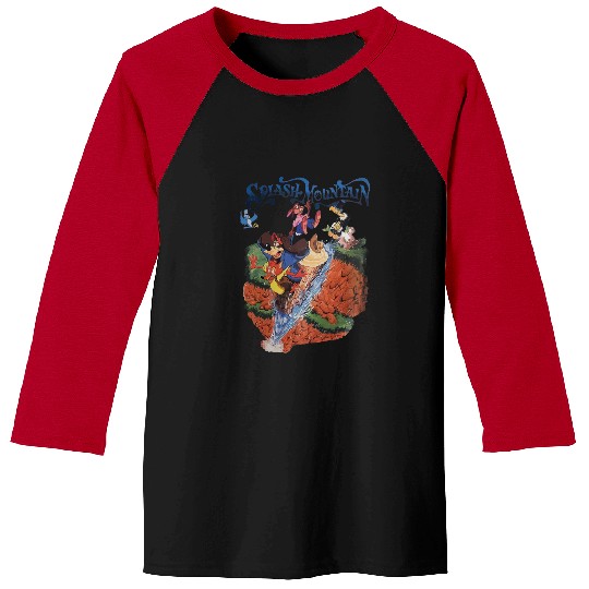 Retro Disneyland Splash Mountain Baseball Tees
