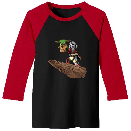 Mandalorian Grogu Baseball Tees, Mandalorian Baseball Tees, Star Wars, Star Wars Baseball Tees, Disney Star Wars Baseball Tees