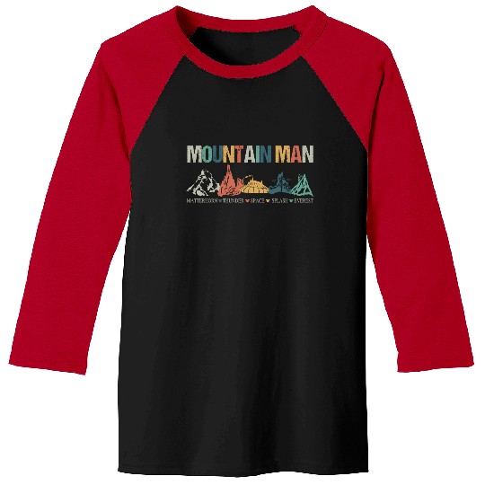Mountain Man Disney Baseball Tees, Attractions Ride Baseball Tees