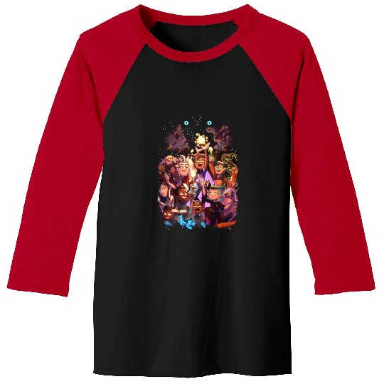 The Owl House Baseball Tees, Disney The Owl House Baseball Tees, Hexside Baseball Tees