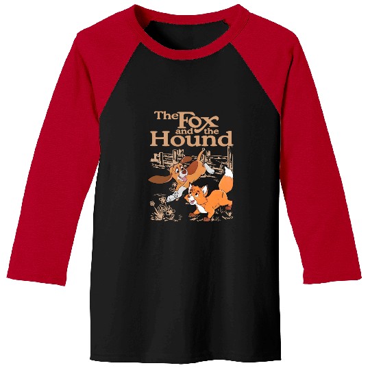 Disney Fox and the Hound Baseball Tees, The Fox and the Hound Baseball Tees, Tod and Copper