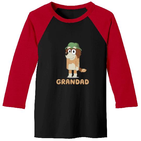 Custom BlueyDad Grandad Papa Grandfather Dog Family Disney Junior Matching Disney World Family Gift Baseball Tees