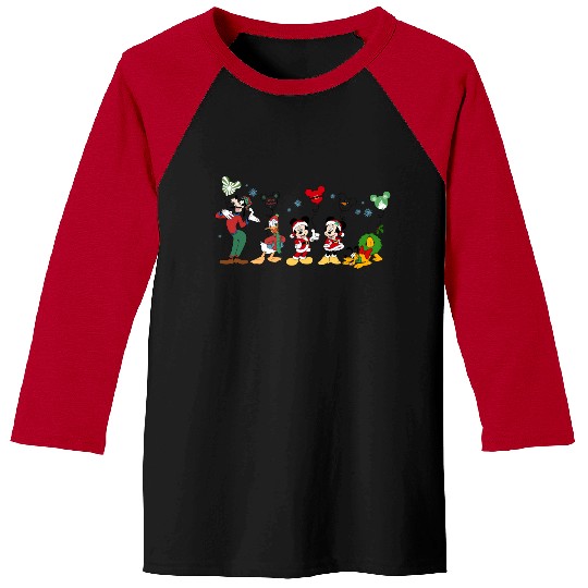 Vintage Disneyland ChristmasDisneyland 1955 Christmas Baseball Tees
