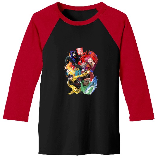 Disney Baymax Baseball Tees, Big Hero 6 Baseball Tees, Super Hero Baseball Tees