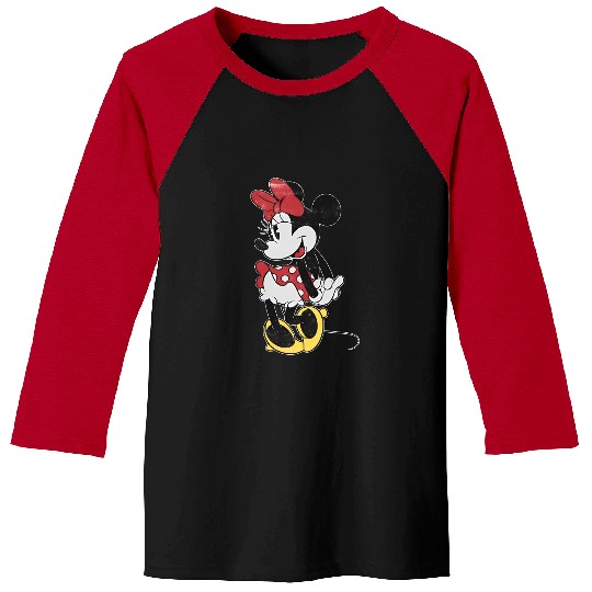 Disney Minnie Mouse Sweet Portrait Baseball Tees, Mickey and Friends Baseball Tees