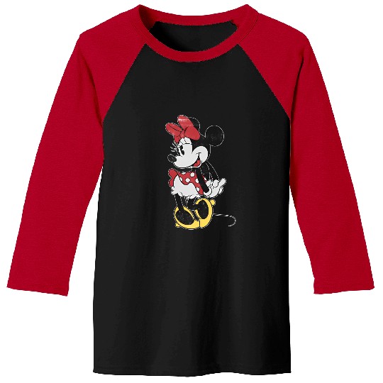 Disney Minnie Mouse Sweet Portrait Baseball Tees, Mickey and Friends Baseball Tees