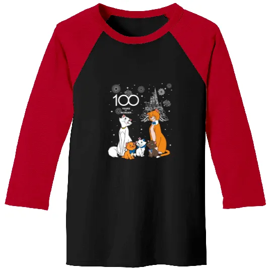 Disney Aristocats Group Characters Baseball Tees