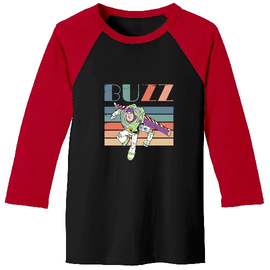 Retro Toy Story Buzz Lightyear  Baseball Tees, Disney Toy Story Crew Baseball Tees