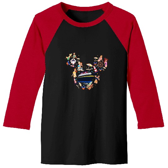 Disney Cruise Princess Baseball Tees, Magical Cruisin Princess Baseball Tees