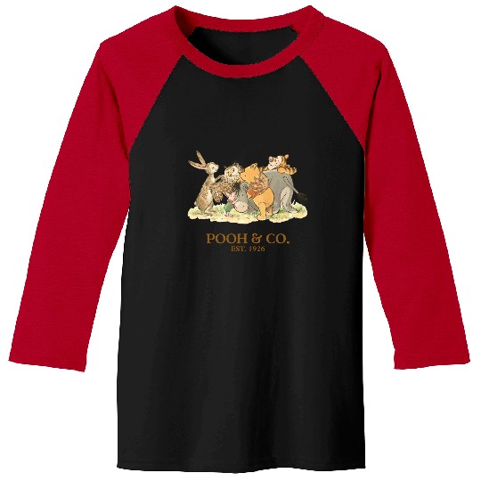 Discover Retro Disney Pooh And Co Est 1928 Baseball Tees, Winnie The Pooh Baseball Tees