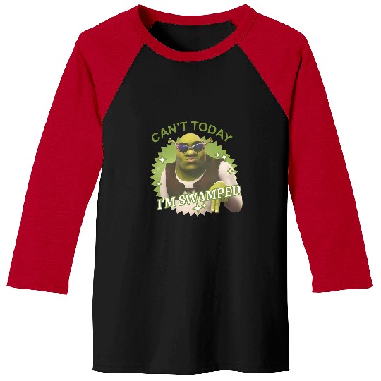 Can't Today I'm Swamped Baseball Tees, Shrek Baseball Tees, Disney Fiona Princess Baseball Tees