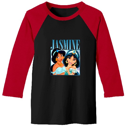 Princess Jasmine Aladdin Vintage Baseball Tees, Jasmine Disney Baseball Tees, Disney Character Baseball Tees