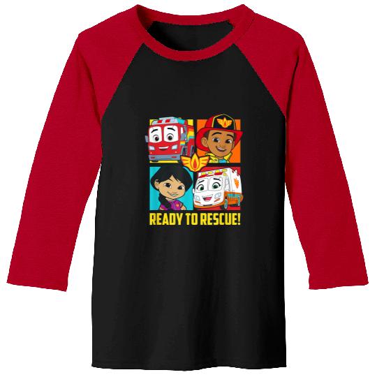 Disneyss Firebuds Bo Violet Ready To Rescue Box Up Baseball Tees