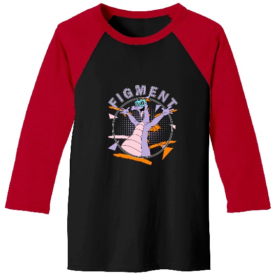 Disney Figment Retro 90's Portrait Baseball Tees,Epcot Figment Baseball Tees