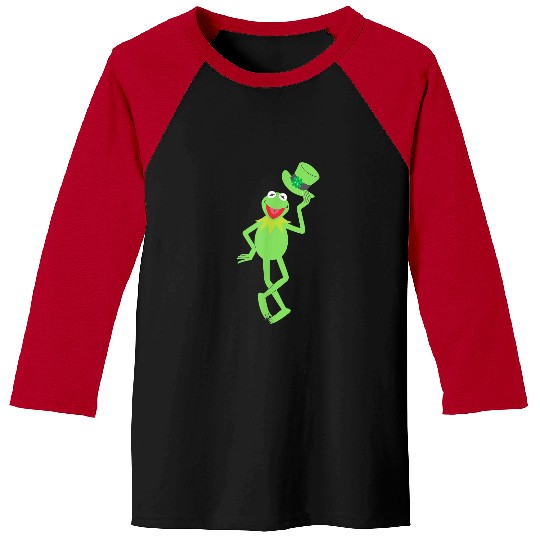 Disneyss Muppets K the frog With Top Hat St Patricks Day Baseball Tees