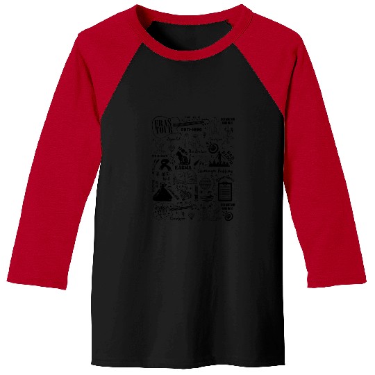Discover Taylor Swiftt Eras Tour - Pattern Doodle 1107 Baseball Tees
