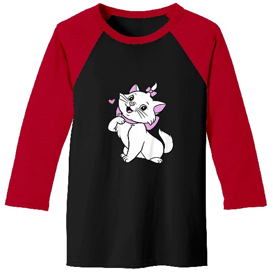 Disney The Aristocats Happy Adorable Marie Chest Portrait Baseball Tees