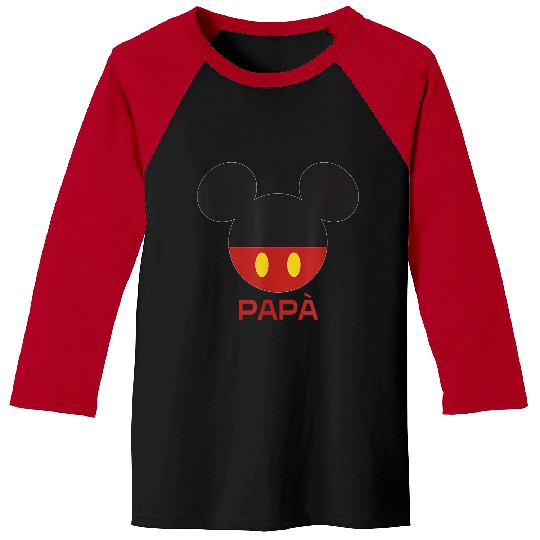 Disney Mickey Mouse Icon Shorts Birthday La Festa Del Pap Baseball Tees
