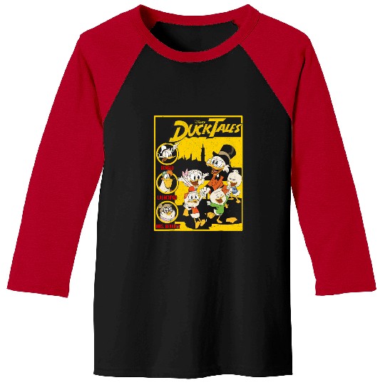 Disney DuckTales Comic Book Cover Baseball Tees