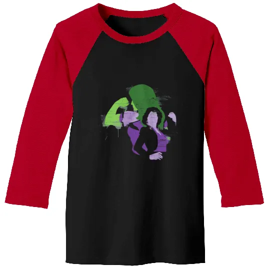 Marvels Studios She hulk Jennifer Walters Spray Paint Disneyss+ Baseball Tees