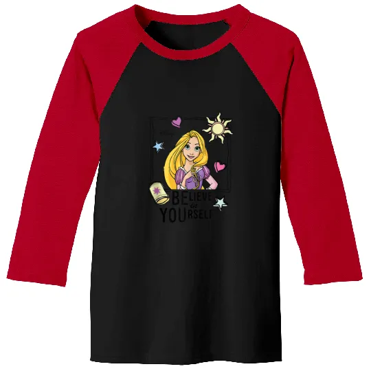 Disneyss Princess Believe In Yourself Rapunzel Baseball Tees