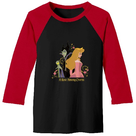 Disneyss Princess Sleeping Beauty Maleficent Rose Among Thorns Baseball Tees
