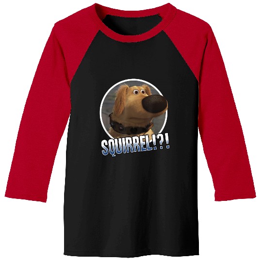 Disneyss Pixars Up Squirrel Cute Dug Spaced Out Portrait Baseball Tees