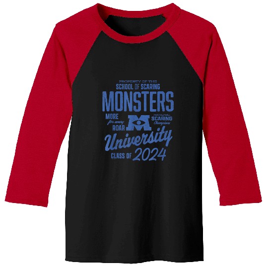Disneyss Pixarss Monsters University Graduation Class Of 24 Baseball Tees