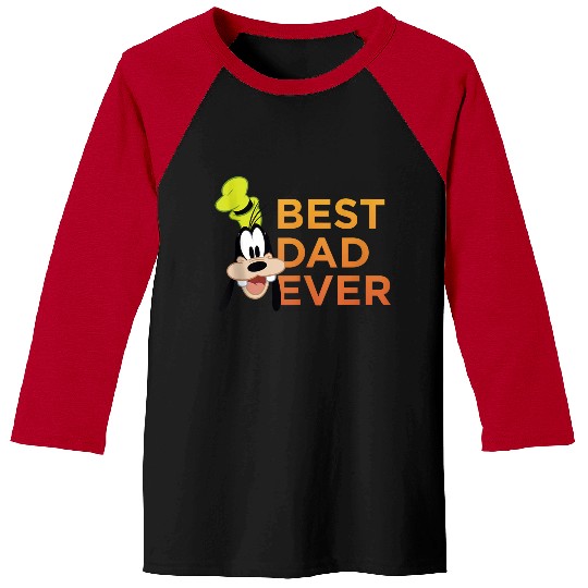 Disney Mickey And Friends Father's Day Goofy Best Dad Ever Baseball Tees