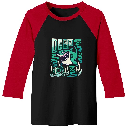 Disneyss And Pixarss Finding Nemo Bruce The Shark Deep Baseball Tees