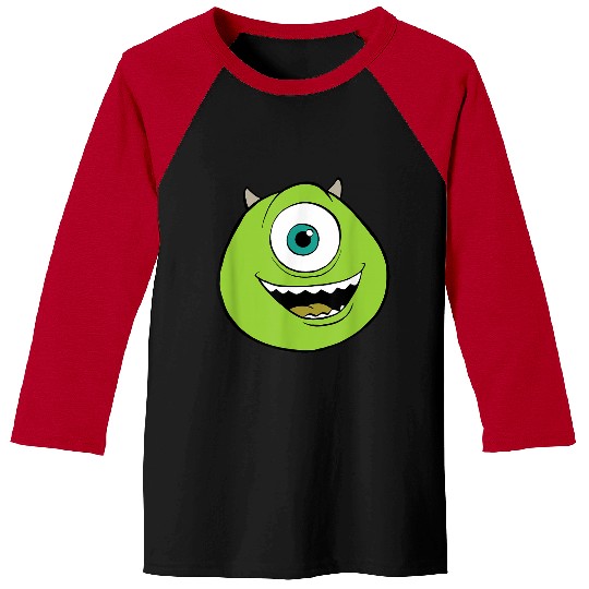 Disneyss And Pixarss Monsters Inc Mike Big Faces Costume Baseball Tees