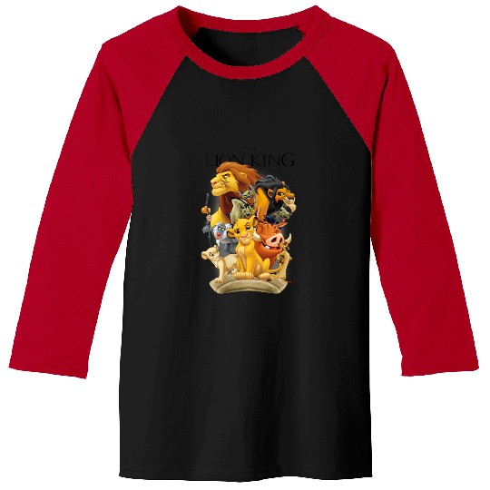 Disneyss The Lion King Pride Land Characters Group shots Baseball Tees