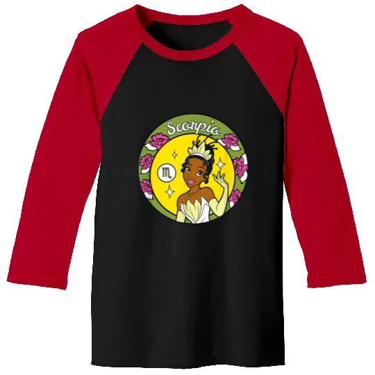 Disney Princess Tiana Scorpio Zodiac Baseball Tees