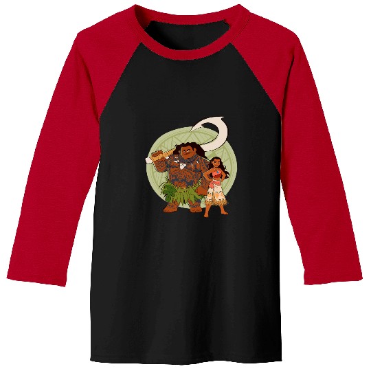 Disney Moana and Maui Best Friends Adventure Together Baseball Tees