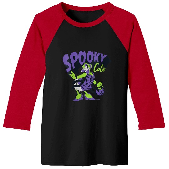 Disneyss Daisy Duck Halloween Spider Web Costume Spooky Cute Baseball Tees