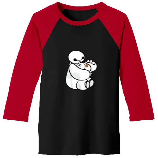 Disney Big Hero 6 Baymax Cat Cute Portrait T-Shirt Baseball Tees