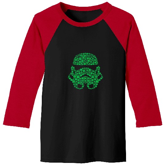 Stormtrooper Clovers St. Patrick's Day Disney+ T-Shirt Baseball Tees