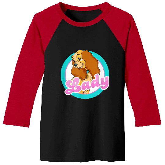 Disneyss Lady Faces Lady And The Tramp Baseball Tees