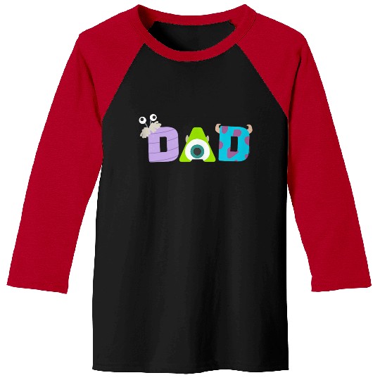 Disneyss And Pixarss Monsters Inc Dad Fathers Day Birthday Baseball Tees