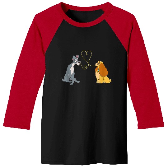 Disneyss Lady And The Tramp Bella Notte Baseball Tees