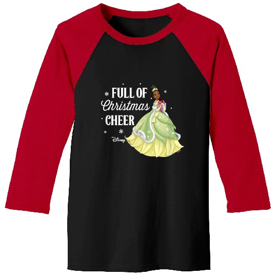 Disney Princess   Tiana Full Of Christmas Cheer Baseball Tees