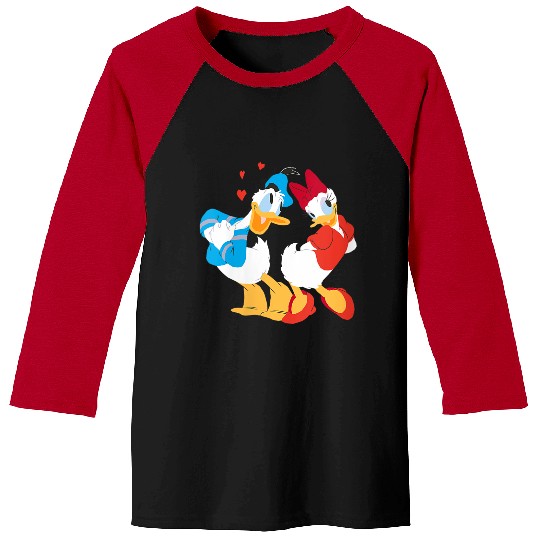 Disneyss Donald And Daisy Sweethearts Valentines Day Baseball Tees