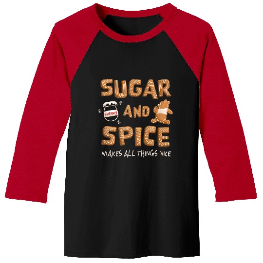 Disneyss Winnie The Pooh Gingerbread Cookie Sugar And Spice Baseball Tees