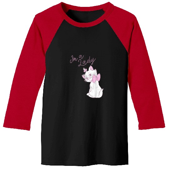 Disney The Aristocats Marie Im A Lady Text Baseball Tees