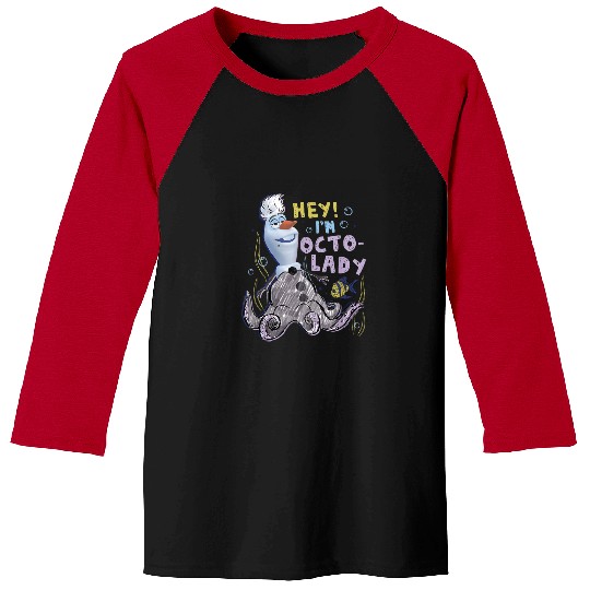 Disney Olaf Presents Ursula Costume Sketch Baseball Tees