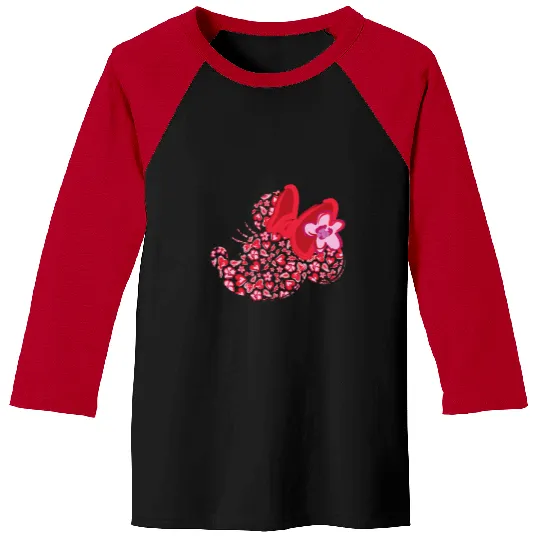 Disney Minnie Mouse Breast Cancer Awareness Silhouette Baseball Tees