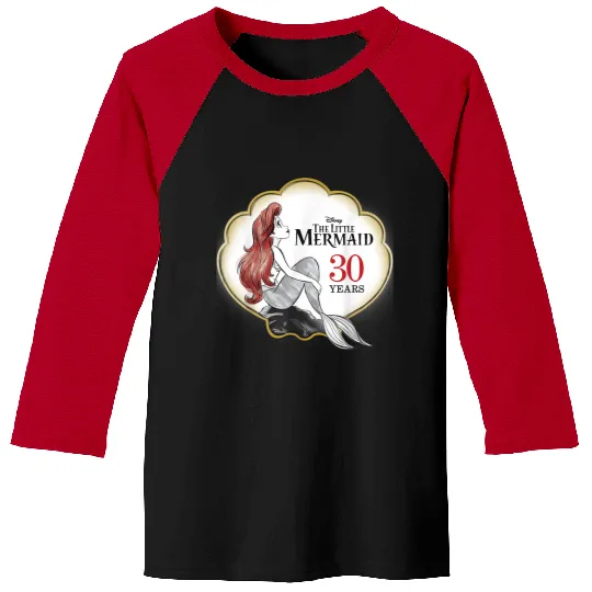 Disneyss The Little Mermaid 30th Anniversary Graphic Baseball Tees