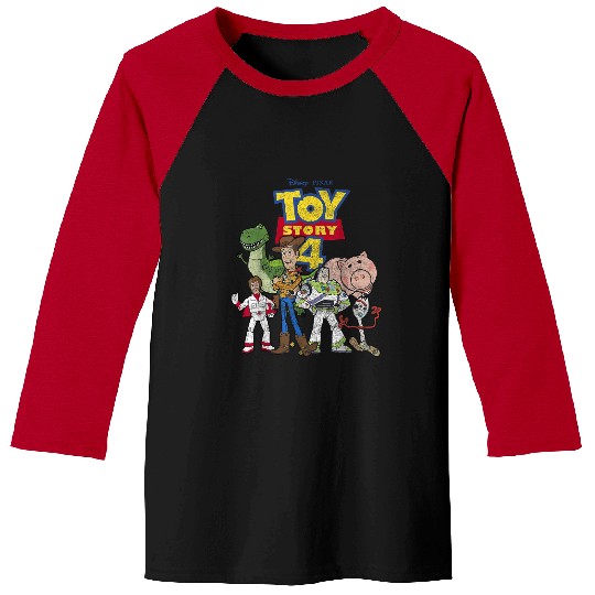 Disneyss Pixars Toy Story 4 New Group shots Movie Logo Poster Baseball Tees